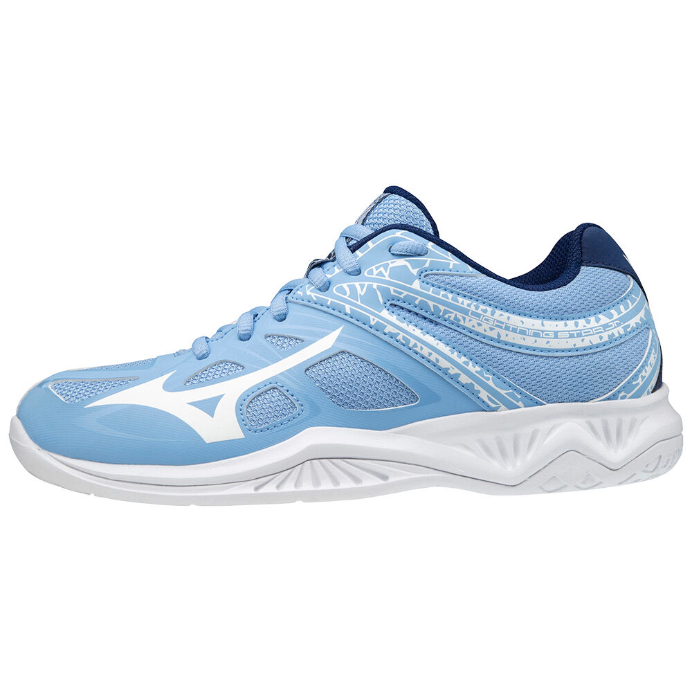 Mens Mizuno Lightning Star Z5 Volleyball Shoes Blue/white Philippines (LXQTZR975)